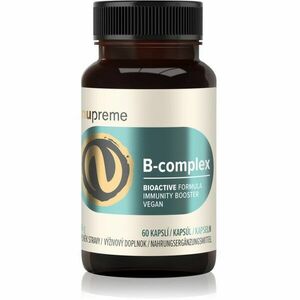 Nupreme B-Complex Bioactive komplex vitamínu B na normálnu činnosť nervovej sústavy a pre krásnu pleť 60 cps vyobraziť