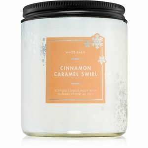 Bath & Body Works Cinnamon Caramel Swirl vonná sviečka 198 g vyobraziť