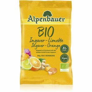 Alpenbauer BIO Zázvor – pomaranč – limetka cukríky v BIO kvalite 90 g vyobraziť