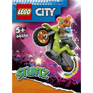 LEGO® City 60356 Medveď a kaskadérska motorka vyobraziť