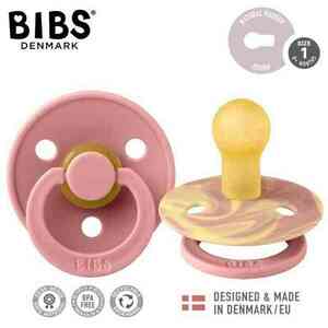 BIBS Colour cumlíky z prírodného kaučuku 2ks - veľkosť 1, Morning Sunset Tie Dye / Dusty Pink vyobraziť