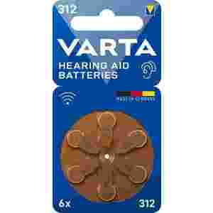VARTA Hearing Aid Battery 312 BLI 6 vyobraziť