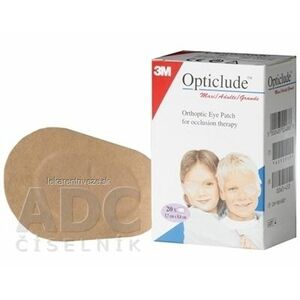3M Opticlude Standard Maxi Očná náplasť [SelP] 5, 7x8 cm, ortoptická, na liečbu strabizmu 1x20 ks vyobraziť