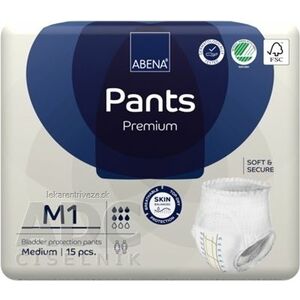 ABENA Pants Premium M1 navliekacie plienkové nohavičky, boky 80-110 cm, savosť 1400 ml, 1x15 ks vyobraziť