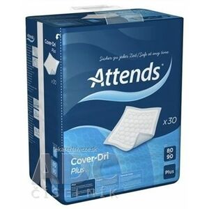 ATTENDS Cover-Dri Plus podložka inkontinenčná, savosť 1840 ml, veľkosť 80x90 cm, 1x30 ks vyobraziť