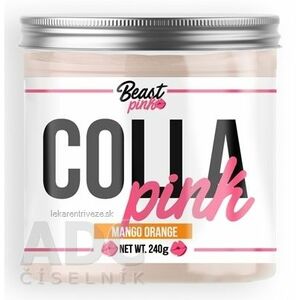 BeastPink COLLA Pink prášok na prípravu nápoja, príchuť mango a pomaranč, 1x240 g vyobraziť