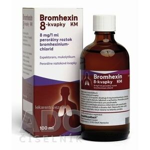 BROMHEXIN 8-KVAPKY KM sol por (liek.skl.hnedá) 1x100 ml vyobraziť