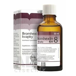 BROMHEXIN 8-KVAPKY KM sol por (liek.skl.hnedá) 1x50 ml vyobraziť