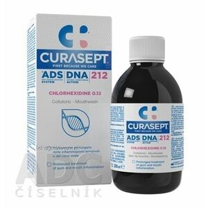 CURASEPT ADS 212 DNA 0, 12% ústna voda 1x200 ml vyobraziť