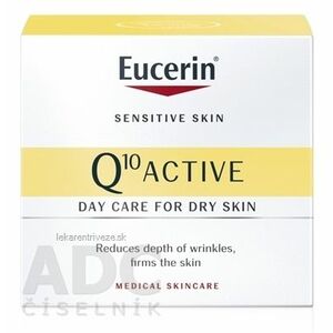 Eucerin Q10 ACTIVE denný krém proti vráskam vyhladzujúci na citlivú pokožku 1x50 ml vyobraziť