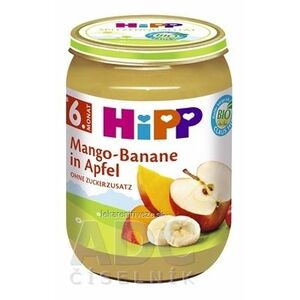 HiPP Príkrm BIO Jablka s mangom a banánmi ovocný (od ukonč. 5. mesiaca) 1x190 g vyobraziť
