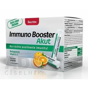 Immuno Booster Akut SALUTEM roztok v ampulkách s Betaglukánom 10x25 ml (250 ml) vyobraziť