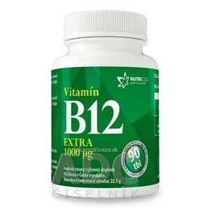 NUTRICIUS Vitamín B12 EXTRA 1000 μg tbl 1x90 ks vyobraziť