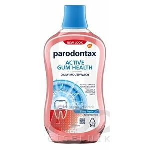 Parodontax Active Gum Health Extra Fresh ústna voda s fluoridom, bez alkoholu 1x500 ml vyobraziť