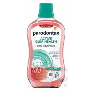 Parodontax Active Gum Health Fresh Mint ústna voda s fluoridom, bez alkoholu 1x500 ml vyobraziť