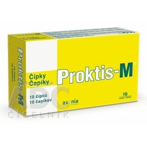PROKTIS-M rektálne čapíky na hojenie rán s obsahom kyseliny hyalurónovej 1x10 ks vyobraziť