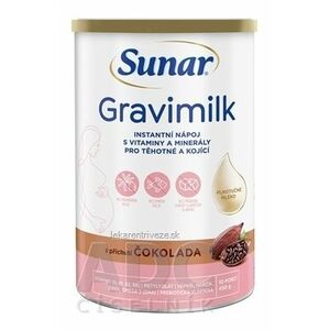 Sunar Gravimilk s príchuťou čokoláda instantný mliečny nápoj 1x450 g vyobraziť