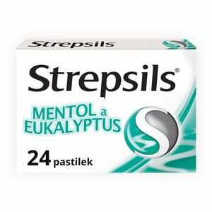STREPSILS Mentol a Eukalyptus 24 pastiliek vyobraziť