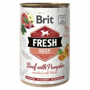 BRIT Fresh Beef with Pumpkin konzerva pre psov 400 g vyobraziť
