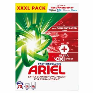 ARIEL +Ultra Oxi Effect Prací prášok Box 70 praní 3, 85 kg vyobraziť