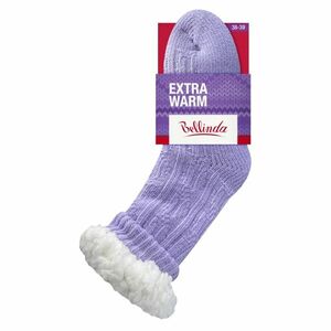 BELLINDA Dámske extra teplé ponožky 38-39 fialové 1 kus vyobraziť