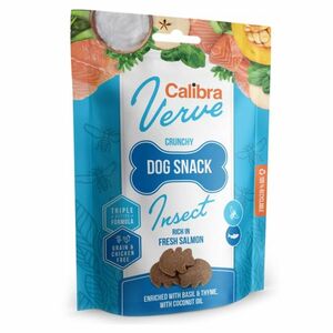 CALIBRA Verve Crunchy Snack Insect & Salmon maškrty s hmyzom a lososom pre psov 150 g vyobraziť