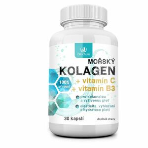 ALLNATURE Morský kolagén + vitamín C + vitamín B3 30 kapsúl vyobraziť