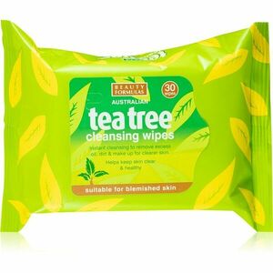 Beauty Formulas Tea Tree odličovacie micelárne obrúsky 30 ks vyobraziť