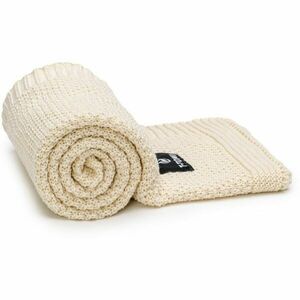 T-TOMI Knitted Blanket Cream pletená deka 80x100 cm vyobraziť