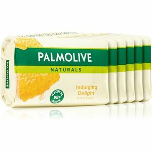 Palmolive Naturals Milk & Honey tuhé mydlo s mliekom a medom 6x90 g vyobraziť