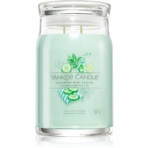 Yankee Candle Cucumber Mint Cooler vonná sviečka Signature 567 g vyobraziť