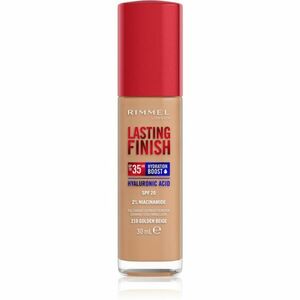 Rimmel Lasting Finish 35H Hydration Boost hydratačný make-up SPF 20 odtieň 210 Golden Beige 30 ml vyobraziť