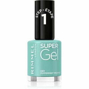 Rimmel Super Gel gélový lak na nechty bez použitia UV/LED lampy odtieň 093 Peppermint Promise 12 ml vyobraziť