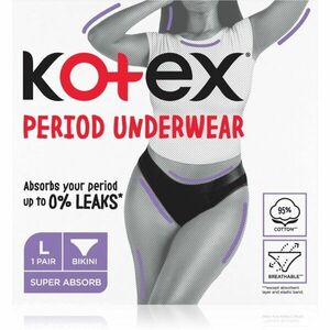 Kotex Period Underwear Size L menštruačné nohavičky veľkosť L 1 ks vyobraziť