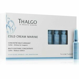 Thalgo Cold Cream Marine Multi-Sooting Concentrate regeneračný koncentrát pre citlivú a podráždenú pleť 7x1.2 ml vyobraziť