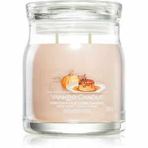 Yankee Candle Pumpkin Maple Crème Caramel vonná sviečka Signature 368 g vyobraziť