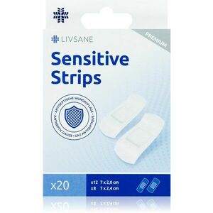 LIVSANE Sensitive strips náplasť pre citlivú pokožku 20 ks vyobraziť