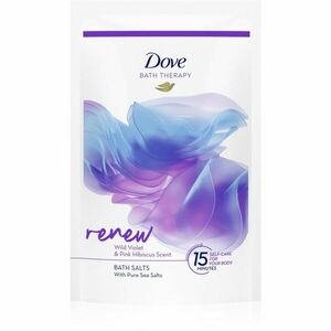 Dove Bath Therapy Renew soľ do kúpeľa Wild Violet & Pink Hibiscus 400 g vyobraziť