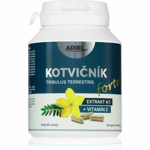 Adiel Kotvičník + vitamin E forte bylinné kapsuly na podporu hormonálnej rovnováhy 90 cps vyobraziť