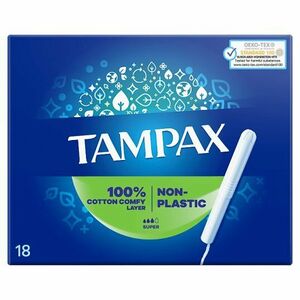 Tampax NON-PLASTIC Super 18ks vyobraziť