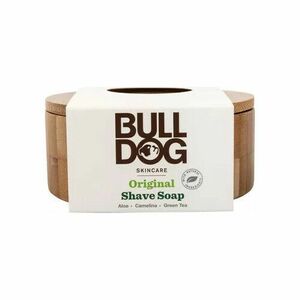 Bulldog Holiace mydlo v bambusovej miske vyobraziť