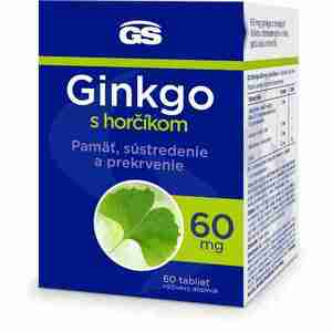 GS Ginkgo 60 mg s horčíkom, 60 tbl vyobraziť
