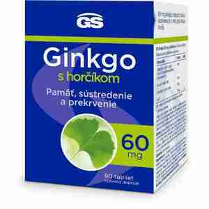 GS Ginkgo 60 mg s horčíkom, 90 tbl vyobraziť