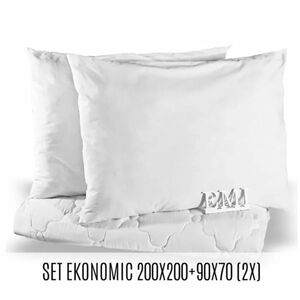 EMI Set manželskej prikrývky a vankúšov Ekonomic 200x200 + 90x70 (2x) vyobraziť