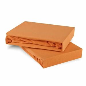 EMI Plachta posteľná oranžová marhuľová jersey vyobraziť