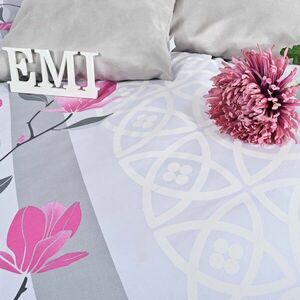 EMI posteľné obliečky bavlnené Magnoli biele vyobraziť