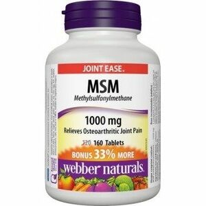 Webber Naturals MSM 1000 mg BONUS 160 tabliet vyobraziť