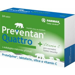 Farmax Preventan quattro + vitamín c vyobraziť