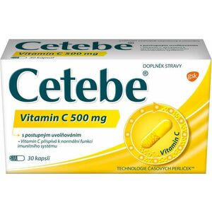 Cetebe Vitamín C 500 mg 30 kapsúl vyobraziť