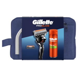 Gillette Cestovní sada ProGlide - holiaci strojček + náhradná holiaca hlava + gél vyobraziť